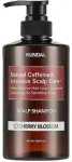 KUNDAL Natural Caffeine & Intensive Scalp Care+ Cherry Blossom Scalp Shampoo - &Scaron;ampūnas nuo plaukų slinkimo su kofeinu 500ml