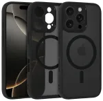 Full Matte Mag telefono dėklas su MagSafe palaikymu iPhone 16 juodas
