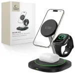 Tech-Protect QI15W-A46 3-in-1 wireless charger | Qi | MagSafe compatible | 20.5W | black
