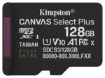SD MicroSD atminties kortelė 128GB Kingston SDXC Canvas+ Gen3 su adapteriu, mažmeninė pakuotė