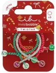 Invisibobble Twistar Kids Jolly Bands Vaiki&scaron;kos plaukų gumytės 3 vnt.