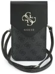 Phone bag Guess Graines 4G &   Classic Logos black