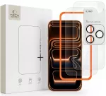 Tech-Protect Easy Set+ grūdintas apsauginis stiklas telefonui iPhone 18 Pro (3 vnt.)