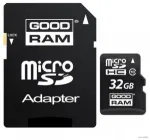 Goodram 32GB Micro SDHC U1-I Class 10 Atmiņas Karte ar Adapteri