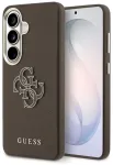 Case Guess Grained Big 4G Metal Logo Aizsargapvalks priek&scaron; Samsung Galaxy S26+ / brūns