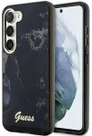 Guess GUHCS23MHTMRSK Golden Marble Collection Aizsargapvalks priek&scaron; Samsung Galaxy S23+ S916 / melns