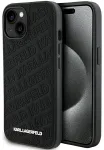 Karl Lagerfeld KLHCP15MPQKPMK Quilted K Pattern Aizsargapvalks priek&scaron; iPhone 15 Plus / 14 Plus 6.7" / melns