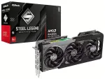 ASRock Radeon RX 9070 XT Steel Legend Dark Videokarte 16GB DDR6