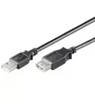 GOOBAY duomenų perdavimo ir įkrovimo laidas | USB-A į USB-A | 5m