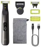Philips Skustuvas OneBlade Pro QP6552 15 Veidui&Kūnui Juodas (QP6552/15)
