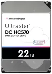 3.5 collu SAS cietais disks Western Digital Ultrastar DH HC570 22 TB, 12 Gbit/s, 7200 RPM, 512 MB ke&scaron;atmiņa
