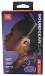 JBL Soundgear Clips TWS atviri ausų belaidžiai ausinės, IP54, Ghost Purple