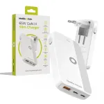Mobile Origin 65W GaN III Slim Charger dual USB-C, Single USB-A white