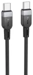 Hoco X109 duomenų perdavimo ir įkrovimo laidas | USB-C į USB-C | 60W | 3m | juodas