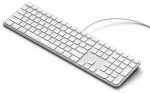 Wired keyboard USB A/USB C QWERTY Dual (Mac/Windows) Satechi Slim LX3 Wired silver