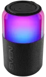 Ne&scaron;iojamasis garsiakalbis SVEN PS-130, raudonas, i&scaron;ėjimo galia 10W (RMS), TWS, Bluetooth, USB, ličio baterija