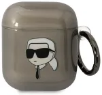 Karl Lagerfeld KLA2HNIKTCK AirPods 1|2 dėklas czarny|black Karl's Head