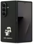 Case Karl Lagerfeld Saffiano Karl&Choupette Pin for Samsung Galaxy Z Fold7 black