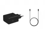 Samsung EP-T6010NBE kelioninis įkroviklis | 60W | USB-C | su USB-C į USB-C laidu komplekte | juodas (OEM)