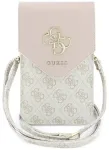 Phone bag Guess Graines 4G &   Classic Logos pink