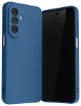Mercury Semi-Silicone telefono dėklas su MagSafe palaikymu Samsung Galaxy A27 5G (A276) mėlynas