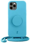 "Just Elegance PopGrip" dėklas, skirtas &bdquo;iPhone 11 Pro 5,8"&ldquo;, mlynas / &bdquo;aqua&ldquo; 30053