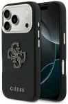 Case Guess FW Resin Logo Aizsargapvalks priek&scaron; iPhone 17 Pro / melns