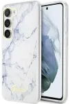 Guess GUHCS23MPCUMAH Hardcase Marble Aizsargapvalks priek&scaron; Samsung Galaxy S23+ S916 / balts