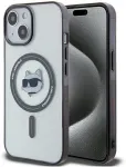 Karl Lagerfeld KLHMP15SHCHNOTK Aizsargapvalks priek&scaron; iPhone 15/14/13 6.1" transparent hardcase IML Choupette`s Head Mag