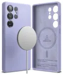 Ringke Galaxy S25 Ultra silikono magnetinis dėklas Lavender