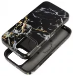 Forcell F-Protect Mirage phone case with MagSafe support for iPhone 16 Plus black multicolor