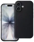 Silicone Mag telefono dėklas su MagSafe palaikymu iPhone 17 juodas