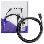 Qoltec duomenų perdavimo ir įkrovimo laidas | USB-C į USB-C