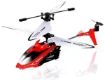 SYMA S5 Helikopters ar žiroskopu stabilizatoru / LED / Sarkans