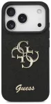 Guess PU Fixed Glitter 4G Metal Logo Case Aizsargapvalks priek&scaron; Appel iPhone 17 Pro