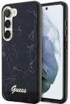 Guess GUHCS23MPCUMAK Hardcase Marble Aizsargapvalks priek&scaron; Samsung Galaxy S23+ / melns