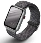 UNIQ Aspen Strap Apple Watch 44/42/45mm Series 1/2/3/4/5/6/7/8/SE/SE2/SE3 Braided granite grey