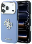 Case Guess Smooth & Big Strass Logo for iPhone 18 Pro Max / 17 Pro Max blue