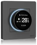 Smart thermostat for gas/water boiler, dark grey, ZigBee, TUYA