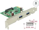 Valdiklis Delock PCIe / 2x USB 3.0 (89391)
