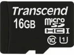 Atminties kortelė Transcend Premium MicroSDHC 16 GB Class 10 UHS-I/U1 (TS16GUSDCU1)