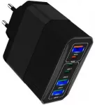 MSONIC MY6646K kelioninis įkroviklis | 25W | PD, QC | USB-A, USB-C