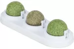 Cat treats - Trixie Matatabi play balls with holder, catnip, &oslash; 5 cm
