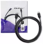 Qoltec duomenų perdavimo ir įkrovimo laidas | USB-C į USB-C