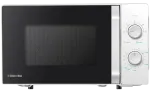 Microwave oven, volume 20L, mechanical control, 800W, 5 power levels, LED lighting, defrosting, cooking end signal, color: White