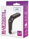 Setty TFM-02 FM Transmitter Bluetooth 5.0 / microSD / USB / AUX / 2.1A