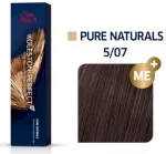 Wella Professionals Koleston Perfect Me+ Pure Naturals 5/07 Matu Krāsa 60 ml