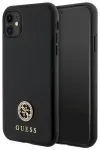 Guess GUHCN61PS4DGPK Hardcase Strass Metal Logo Aizsargapvalks priek&scaron; iPhone 11/Xr 6.1" / melns