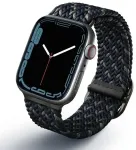 UNIQ Aspen Strap Apple Watch 44/42/45 mm Series 1/2/3/4/5/6/7/8/SE/SE2/SE3 Braided DE obsidian