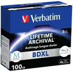Disc BD-XL Verbatim M-Disc 100GB 4X     5pcs 43849